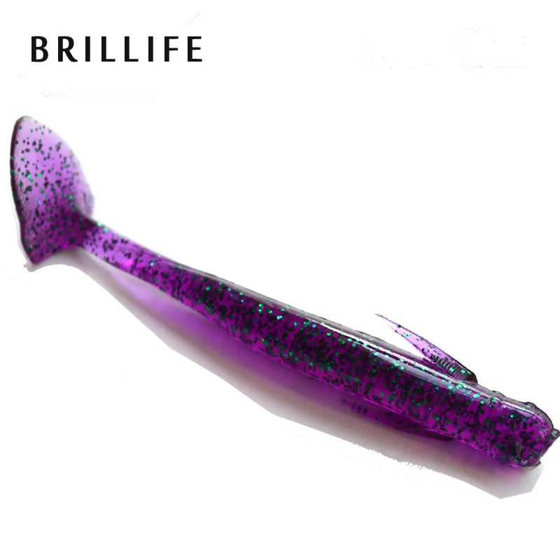 BRILLIFE рыболовные приманки мягкие 8 шт. 50 мм 0 9 г искусственные Swimbait Рыбалка Рыба T