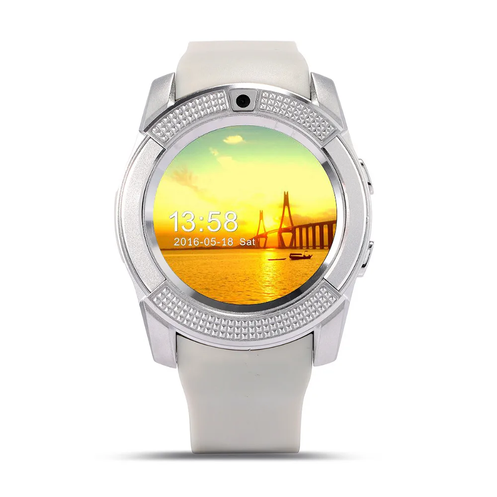 Sograce V9 Bluetooth Smart часы 1 22 &quotдюймов Smartwatch Поддержка Sim Камера Смарт-часы для