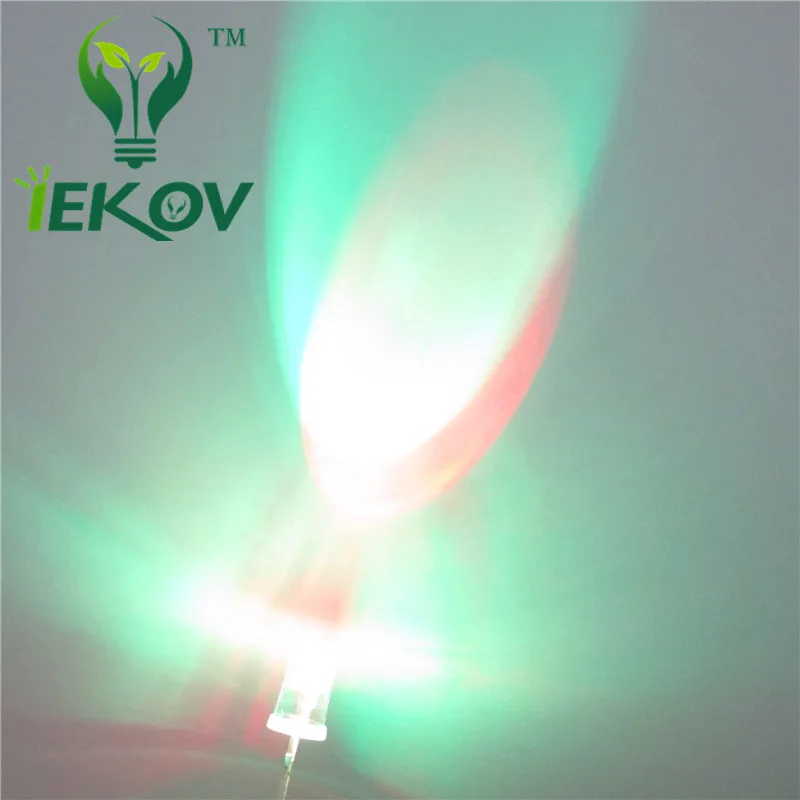 20 шт. светодиодный 3 мм RGB медленная вспышка медленное изменение красный зеленый