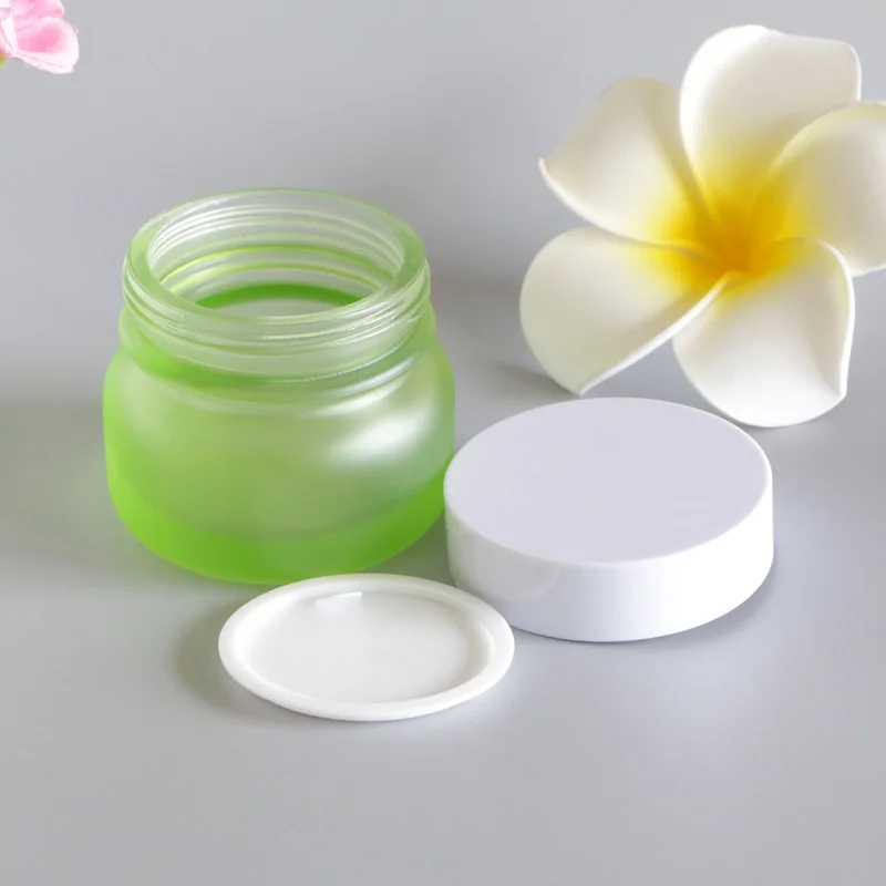 Пустой матовый зеленый 50 гр Beauty защита от солнечных лучей баночка для крема