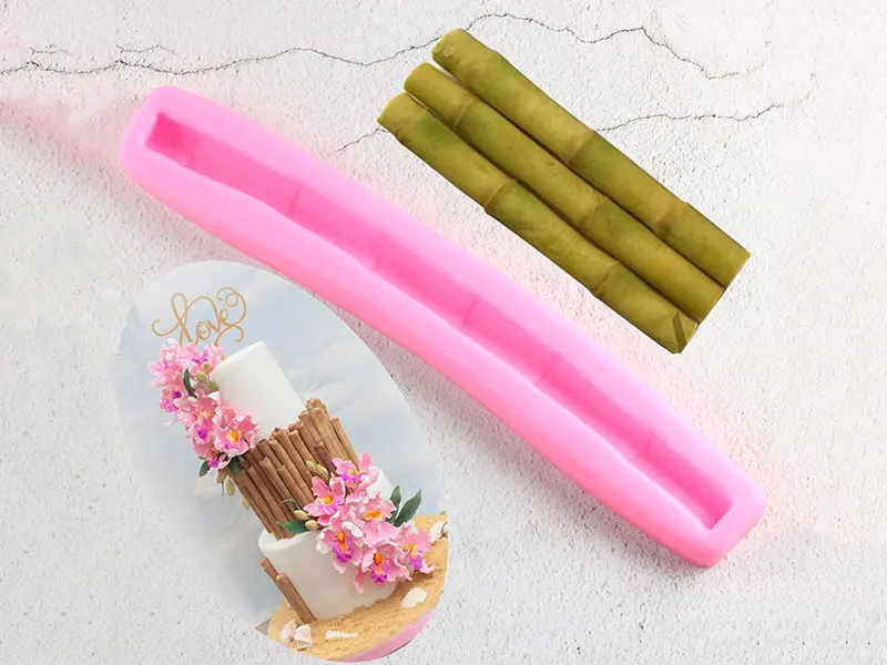 Sugarcraft бамбуковая силиконовая форма для торта кайма для мастики кружевная форма для украшения торта инструмент для конфет форма для шоколадной мастики кухня Bakin