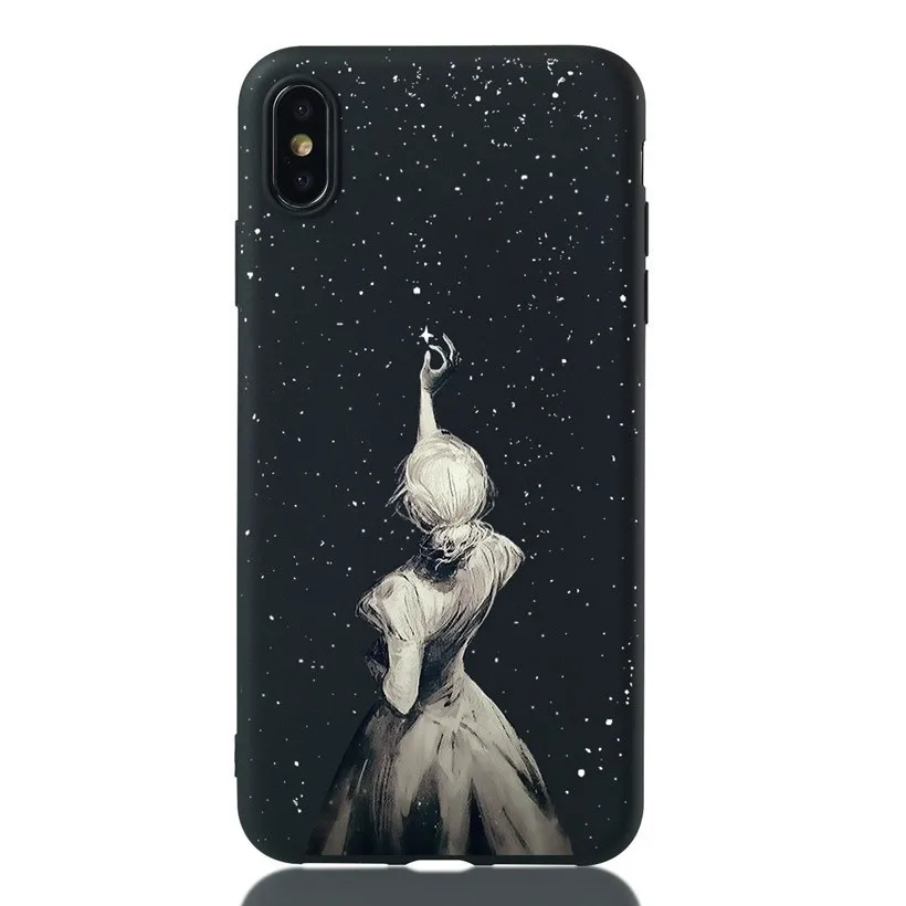 star girl Силиконовый чехол для пары huawei P20 P30 mate 10 20 Lite Pro P Smart Plus Y5 Y6 Y7 чехол для задней панели телефона с цветочным узором для девочек - Цвет: star girl