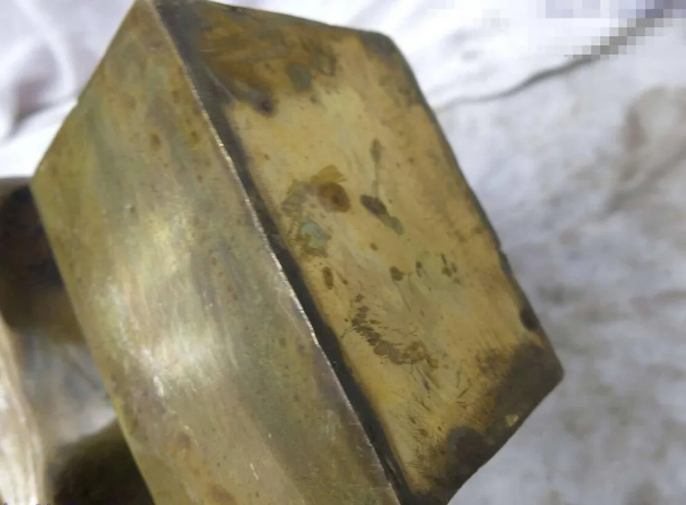 10 &quotКитайская латунная медная резная изящная скульптура из Польши|copper bead|statue of