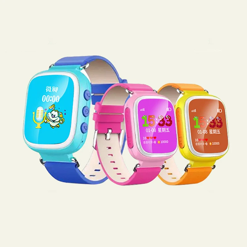 Детская Безопасности Смарт часы тип кнопки GPS фунтов GPRS позиционирования SOS 1.44