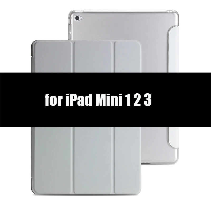Чехол AIYOPEEN для iPad Mini 4 3 2 из искусственной кожи с функцией автоматического сна/пробуждения для iPad Mini 2 чехол смарт-чехол подставка держатель для iPad Mini 5 Чехол - Цвет: gray-123