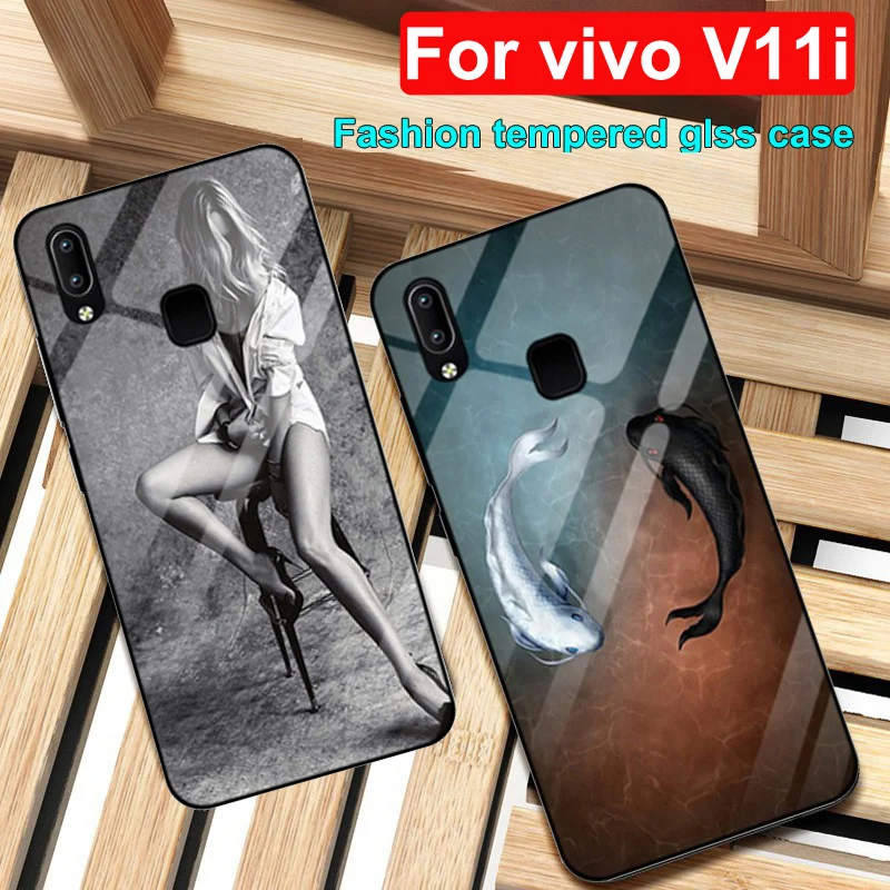 Чехол 6 3 дюйма для vivo V11i чехол в виде волчьей девушки силиконовая рамка Жесткий со
