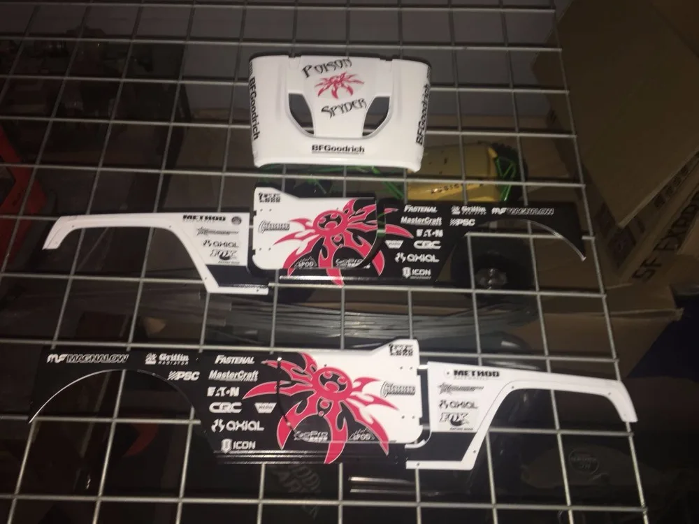 Водостойкая клейкая наклейка spider для RC WRANGLER ROCK CRAWLER TRUCK Capo C2 jkmax TRX4 hRAXXAS AXIAL SCX10