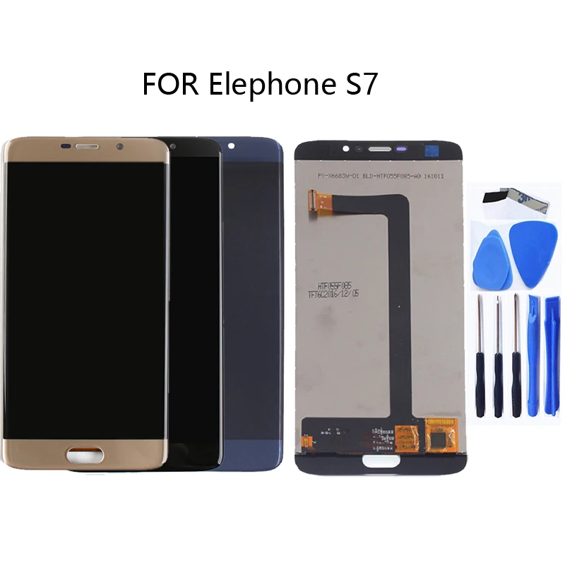 100% слежения тест для Elephone S7 монолитную ЖК дисплей + сенсорный экран компонентов