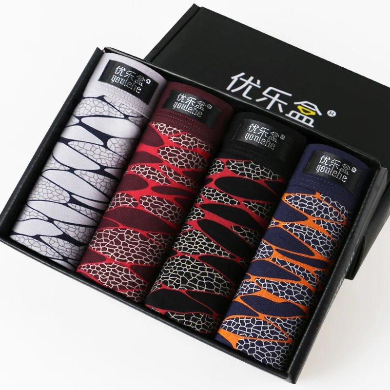 4 шт. мужские трусы боксеры из модала|Мужские боксеры| |