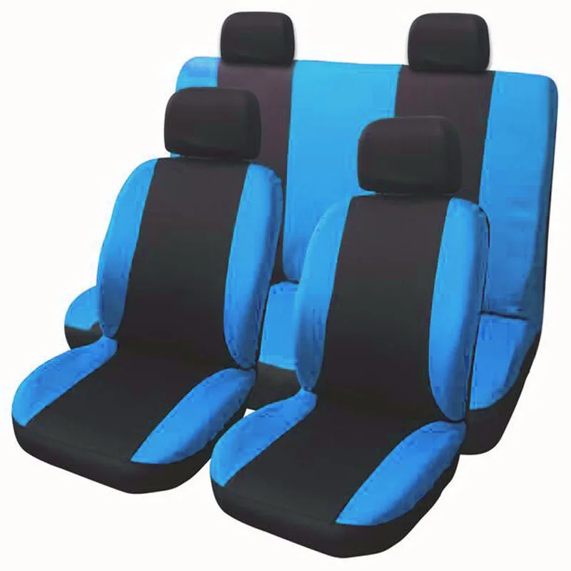 

High Quality Car Seat Covers Universal Fit Polyester 3MM Composite Sponge Car Styling Lada Seat Cover Accessories