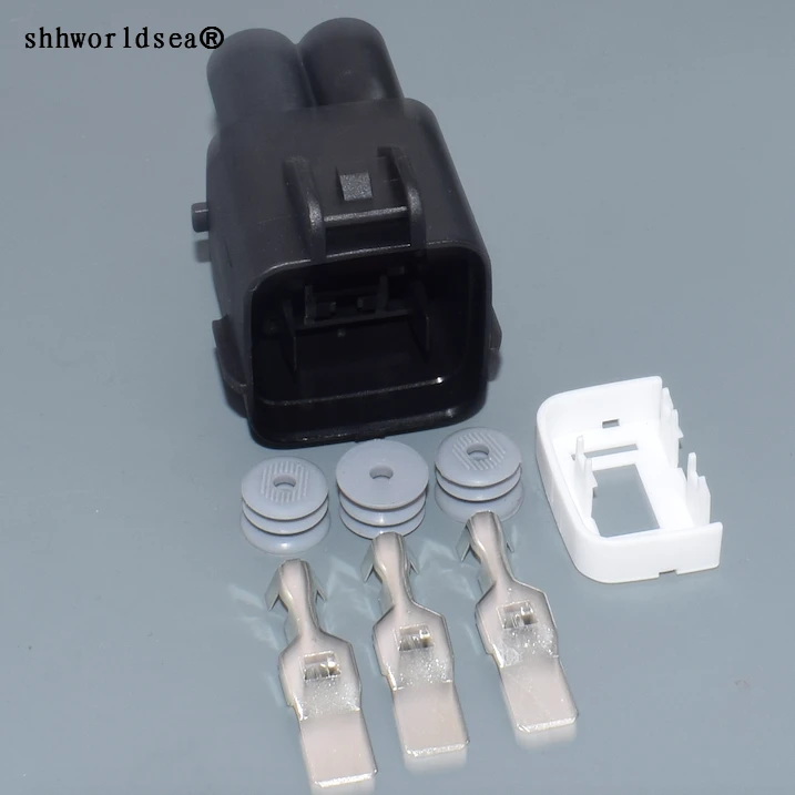 

shhworldsea 3pin 7.8mm for Modern Kia electronic fan plug connector, male part MG 642292-5 MG642292-5