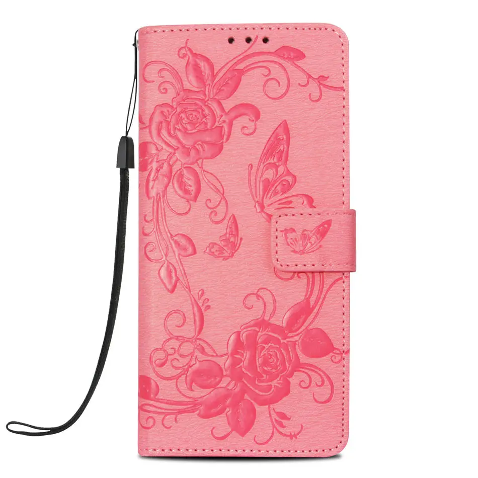 Pink Флип-Чехлы для samsung Galaxy Note 9, 8, j3, j7,,, j2 Prime, G532F, чехол-бумажник из искусственной кожи с принтом розы, новинка, D03F - Цвет: Pink