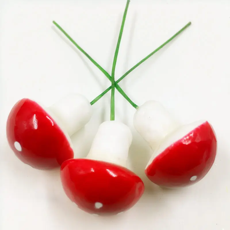 HINDJEF 10 шт./пенный Гриб Цветы свадебное украшение DIY Рождественский венок коллаж