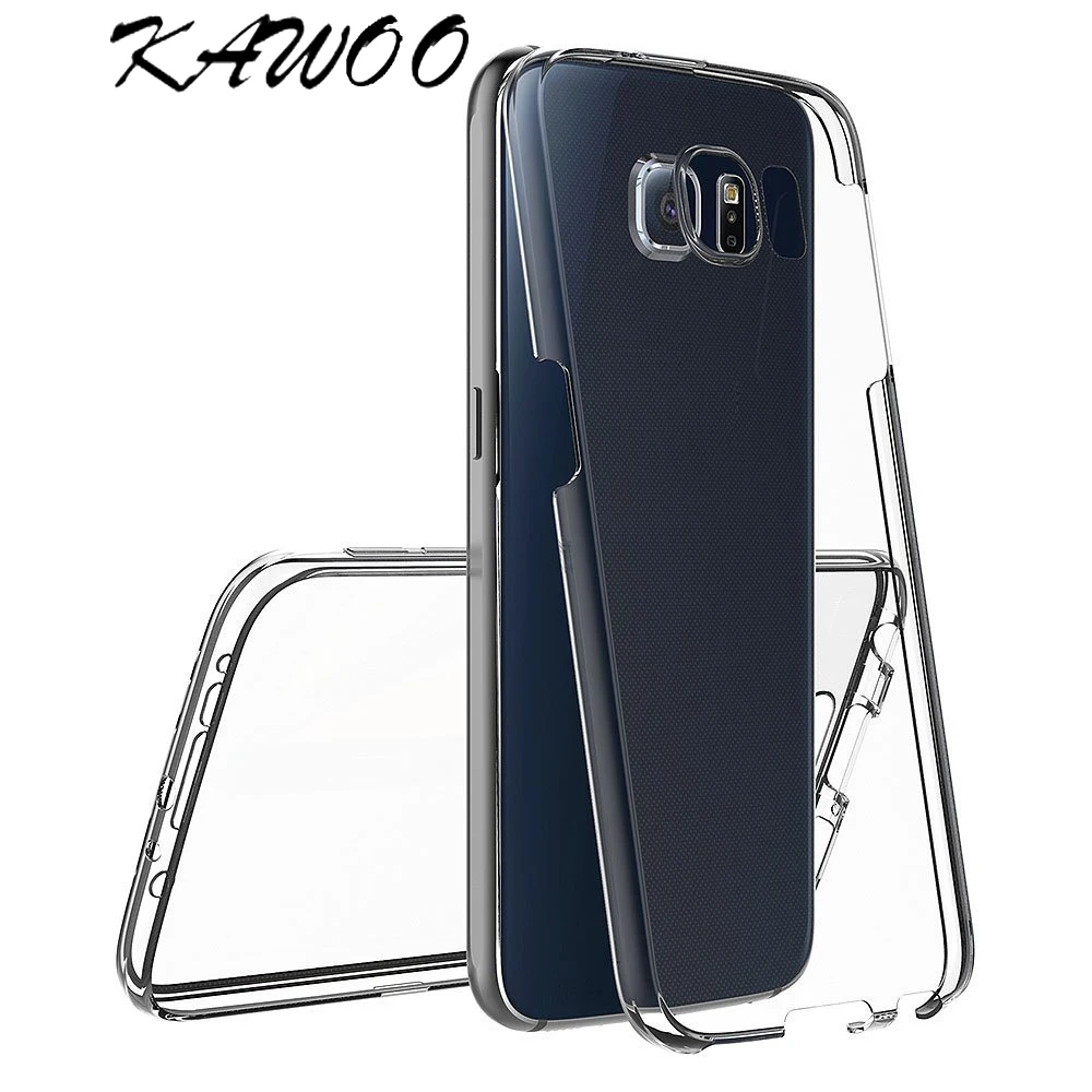 Прозрачный белый мягкий резиновый чехол на 360 градусов для Samsung Galaxy S9 силиконовый