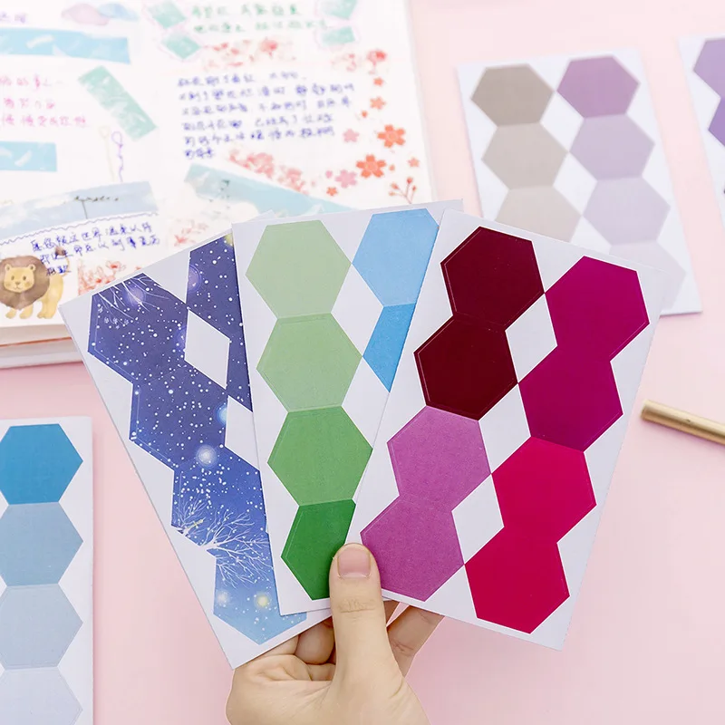 Creative Gradient Color Index Classification Sticker Marker Label | Канцтовары для офиса и дома