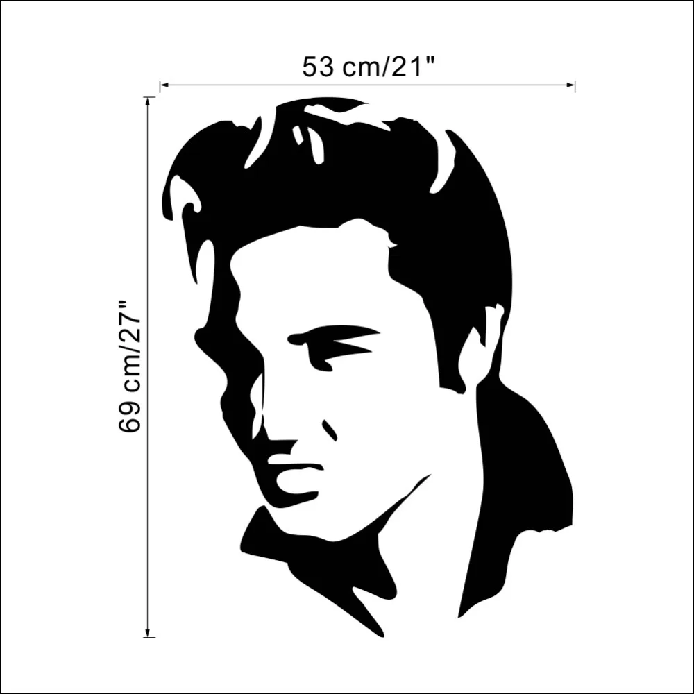 Elvis Presley фрески съемные художественные наклейки домашний Декор виниловые
