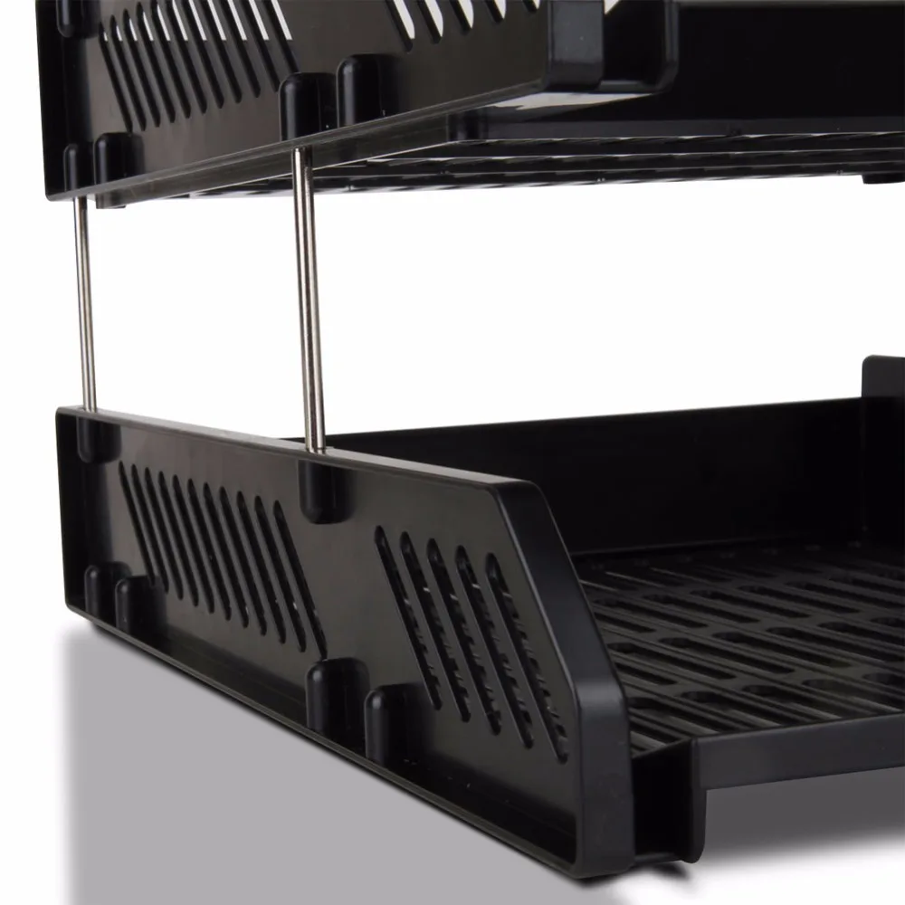 1 шт./упак. прочные 3-Слои Пластик A4-Size DIY лоток для документов и журнал-органайзер для офиса и дома
