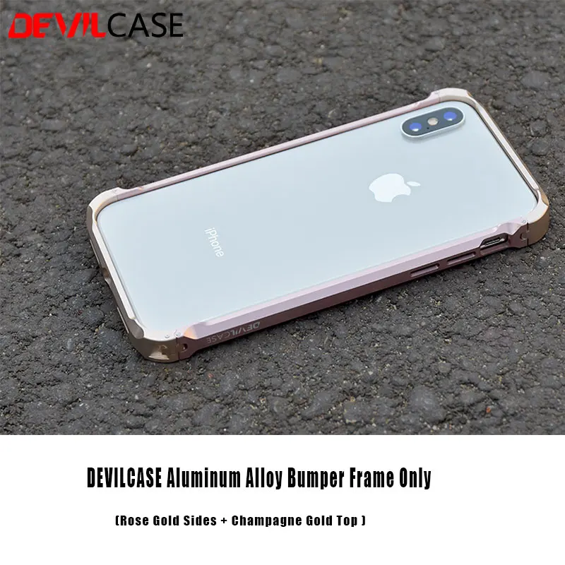 DEVILCASE для iPhone X XS рамка бампер из алюминиевого сплава корпус типа Edition или 3D