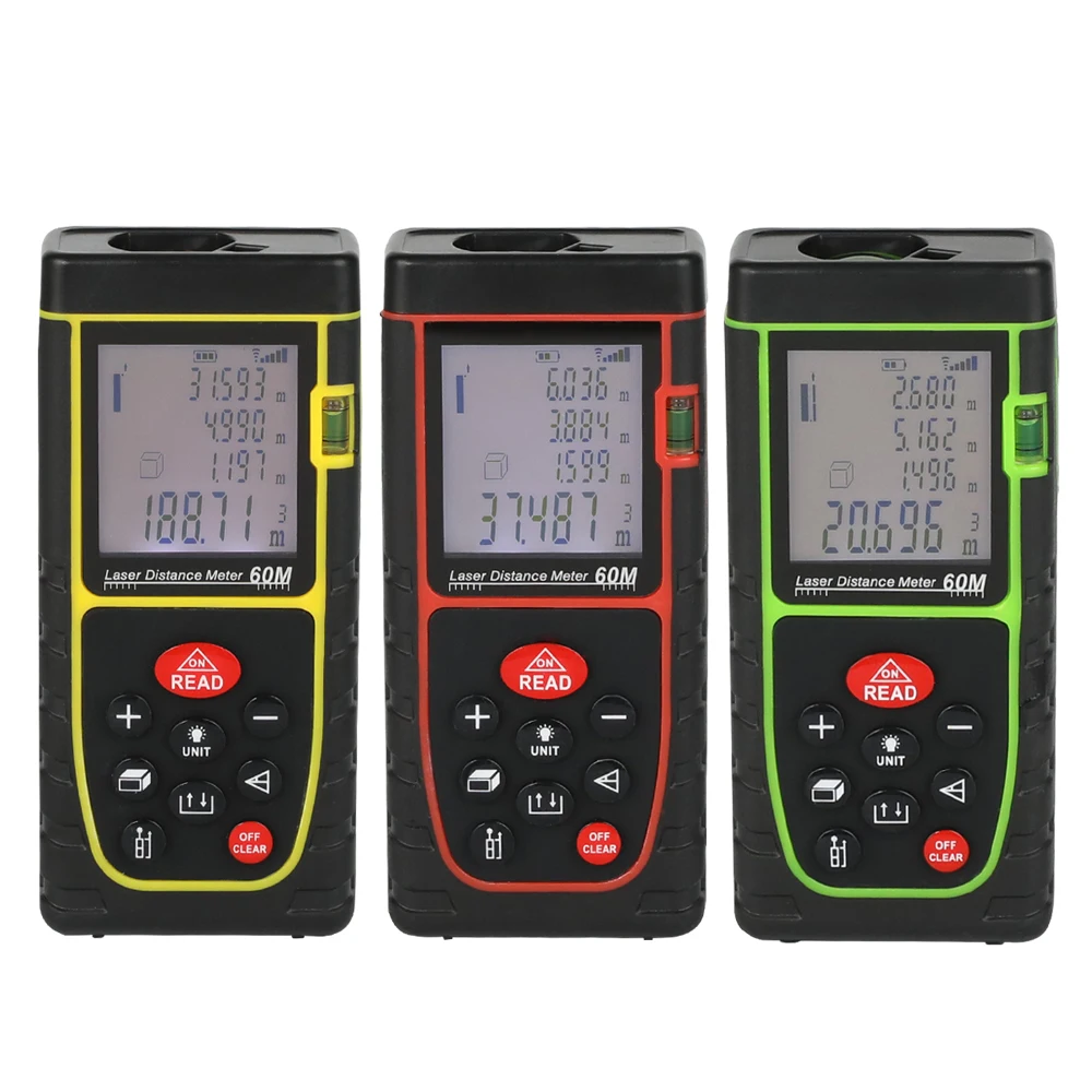 

2018 new arrival high effective simple 60M measure tape laser high precision digital tape measure digital measuring tape