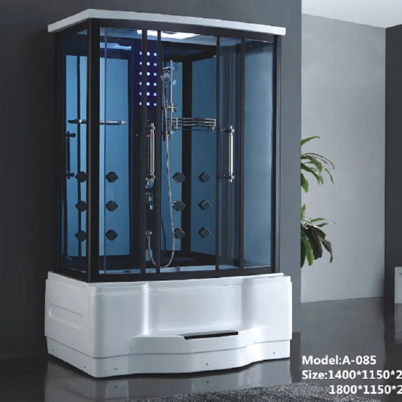 Красивая паровая кабина для душа с акриловой рамой акриловая Массажная Ванна |