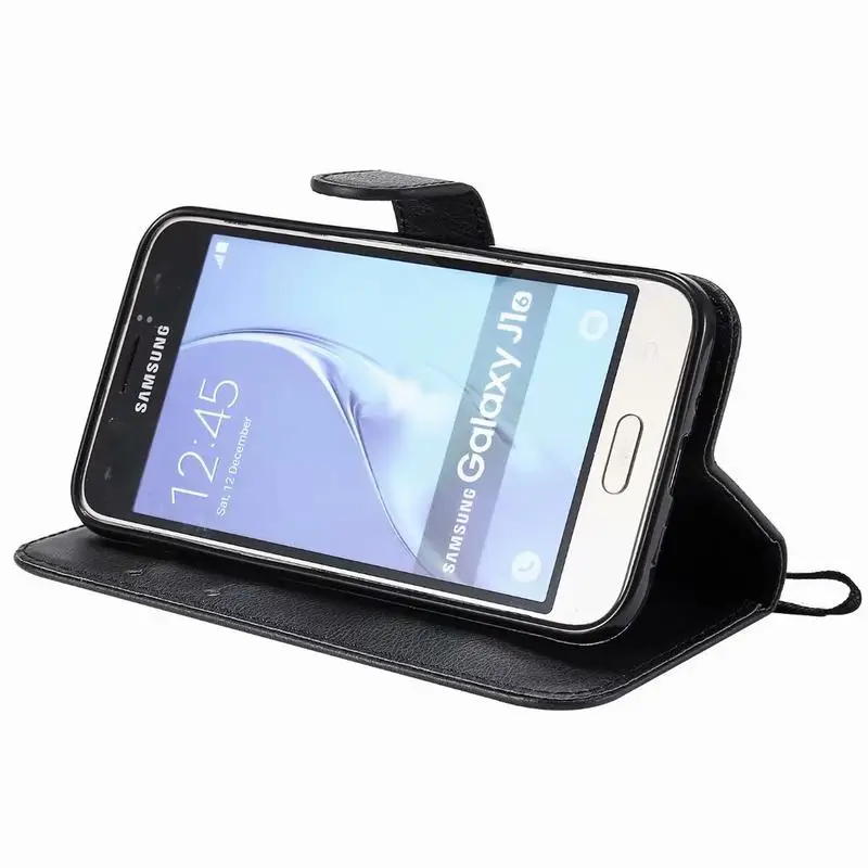 Чехол для samsung Galaxy J1 Чехол кожаный флип-чехол J2 Core Coque винтажный простой кошелек книжка для samsung J120 Fundas
