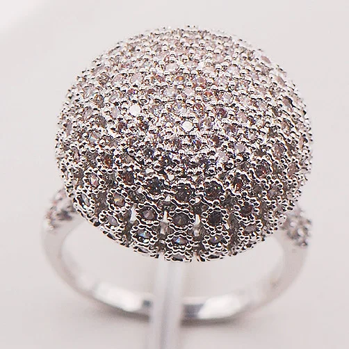 Женское кольцо из серебра 925 пробы с белым фианитом|ring size|womens rings size 7silver women ring |