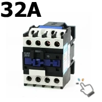 Контактор переменного тока 3 фазы 3 P 1NO 1NC 95A Номинальный ток 24 в 110 В 220 В 380 В в катушка вольт контакты реле 125A Ith Din рейка крепление