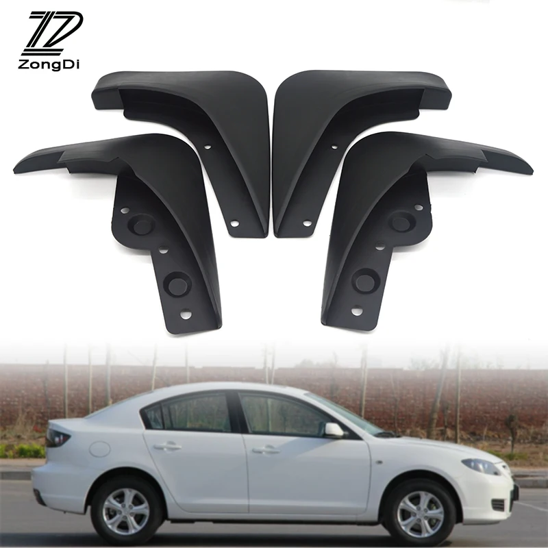 Брызговики ZD для Mazda 3 (BK) Hatchback M3 2004 2005 2006 2007 2008|Грязезащита| |