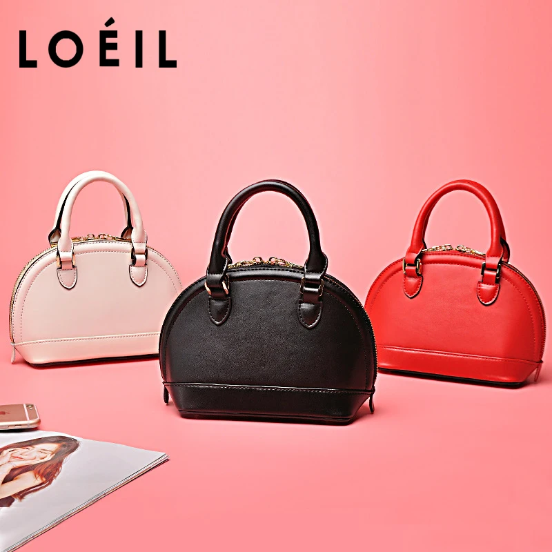 LOEIL 2018 новые кожаные сумочки плечо перекинул сумка женская европейский и
