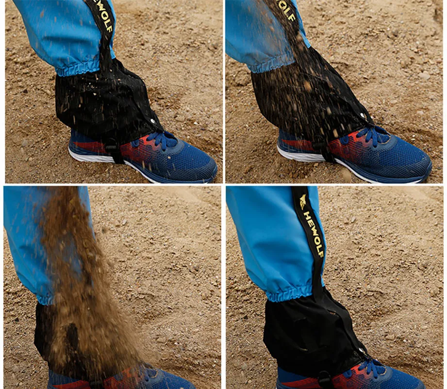 Hewolf походные гетры Водонепроницаемые Гетры для ног зимние пустынные флисовые