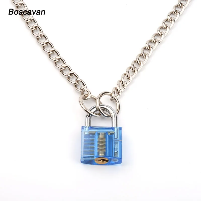 Панк-готика Харадзюку цепочка-чокер для мужчин женщин унисекс металлические