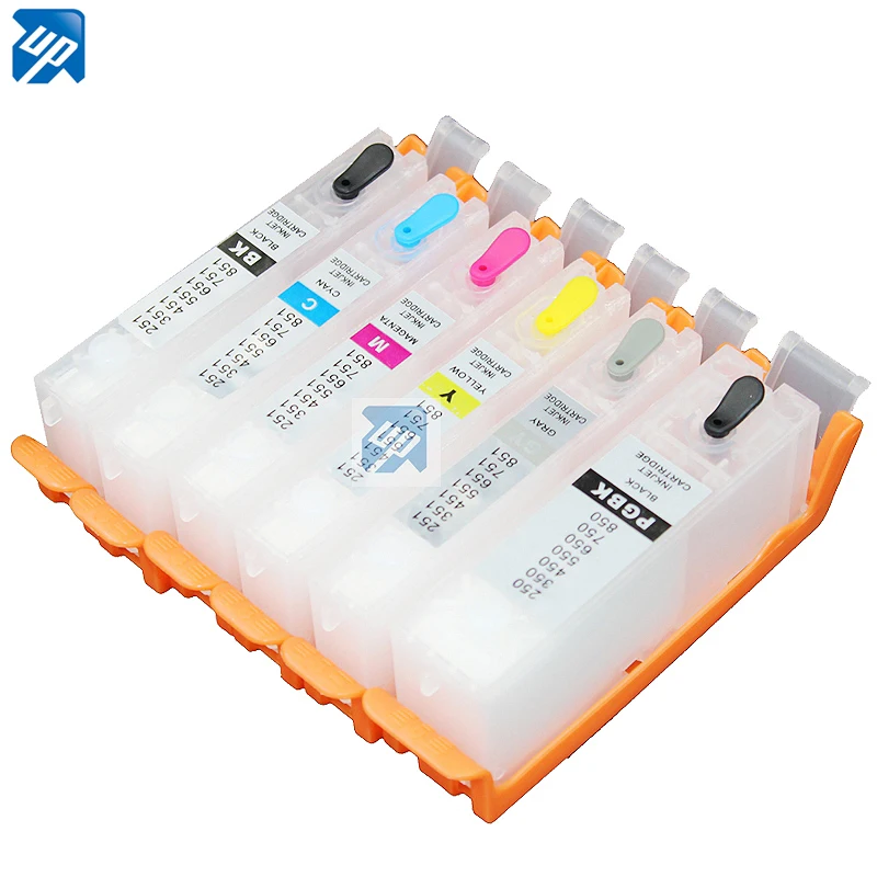 Картридж для принтера canon MG6370 MG7170 MG7570 IP8770 MG6770 MG6670 6 шт.|ink cartridge|refillable ink cartridgesrefillable