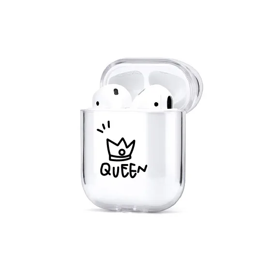 2 Bluetooth беспроводной чехол для наушников для Apple iPhone зарядная коробка для AirPods Pro Жесткий прозрачный защитный чехол Аксессуары - Цвет: 2