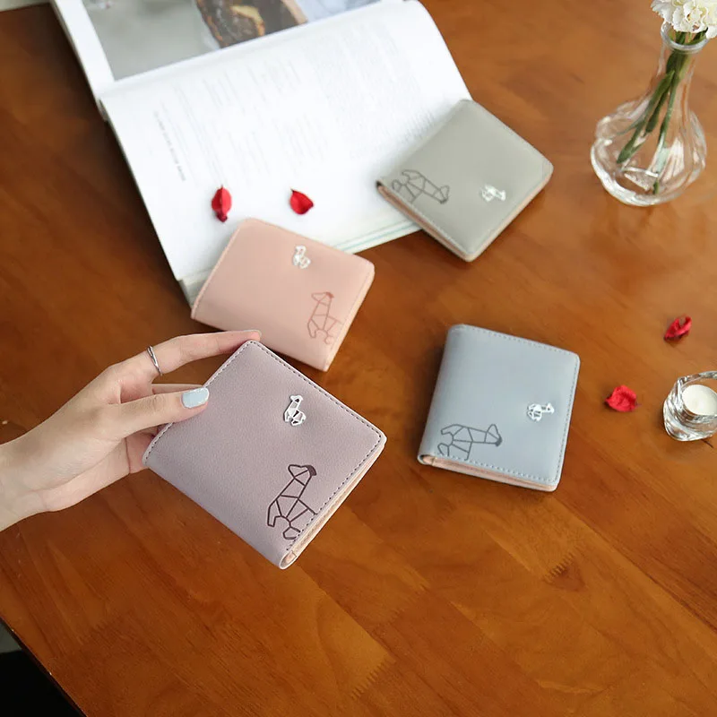 Лидер продаж новые милые маленькие кошельки с мультяшным принтом женские