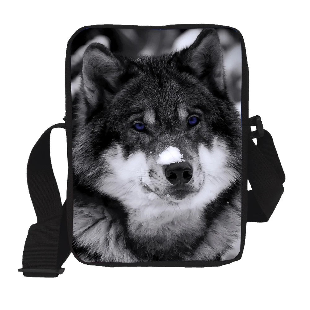 Милые животные женские сумки-мессенджеры с цветочным принтом детские сумки