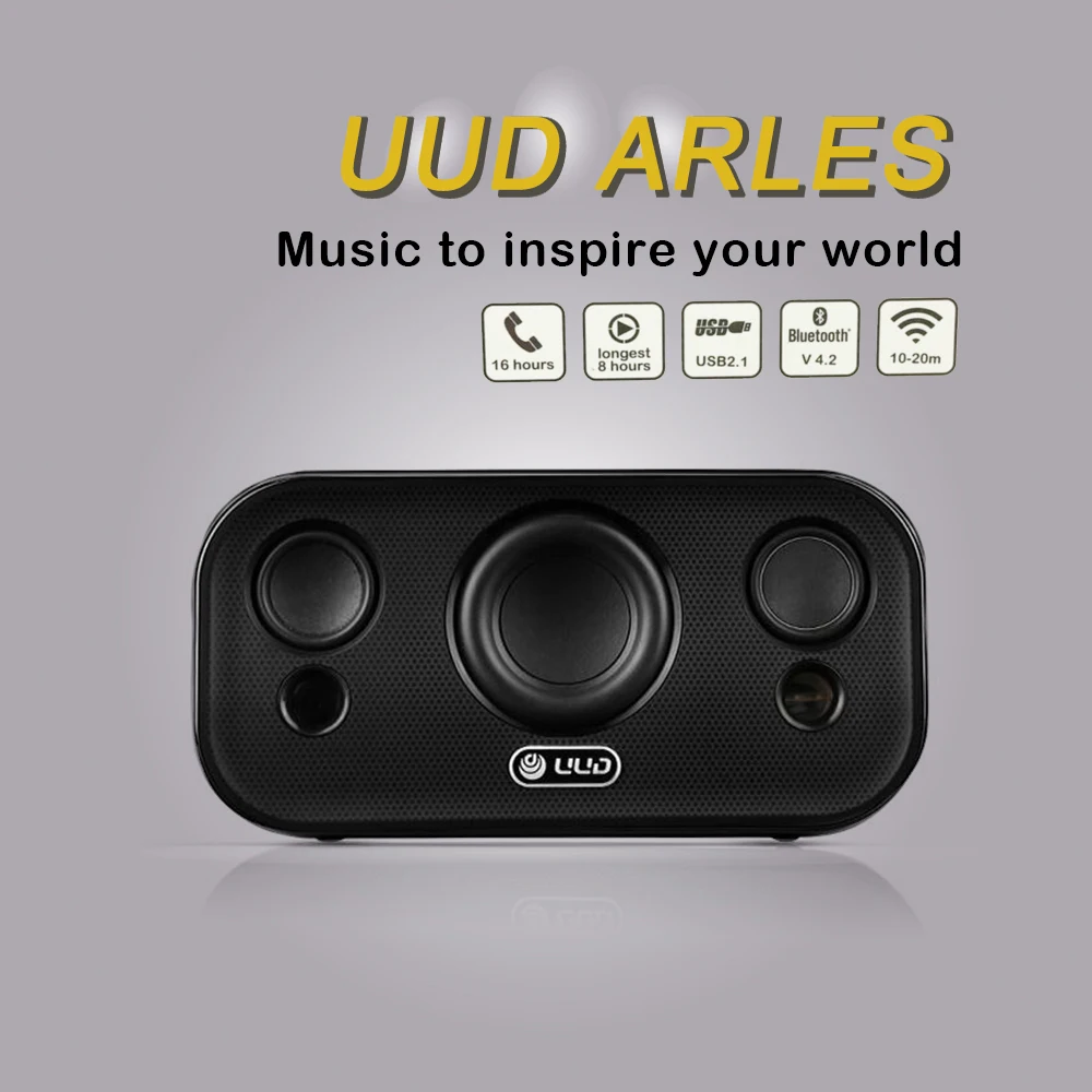 Hifi Беспроводная Bluetooth Колонка Super Bass стерео звуковая коробка V4.2 + EDR s расстояние 10