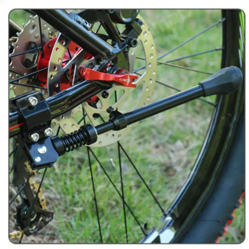 New Mountain Bike Kickstand Aluminum Alloy Waterproof Bicycle Side Stand for 16/20/24/26 Inch Tire LMH66 | Спорт и развлечения