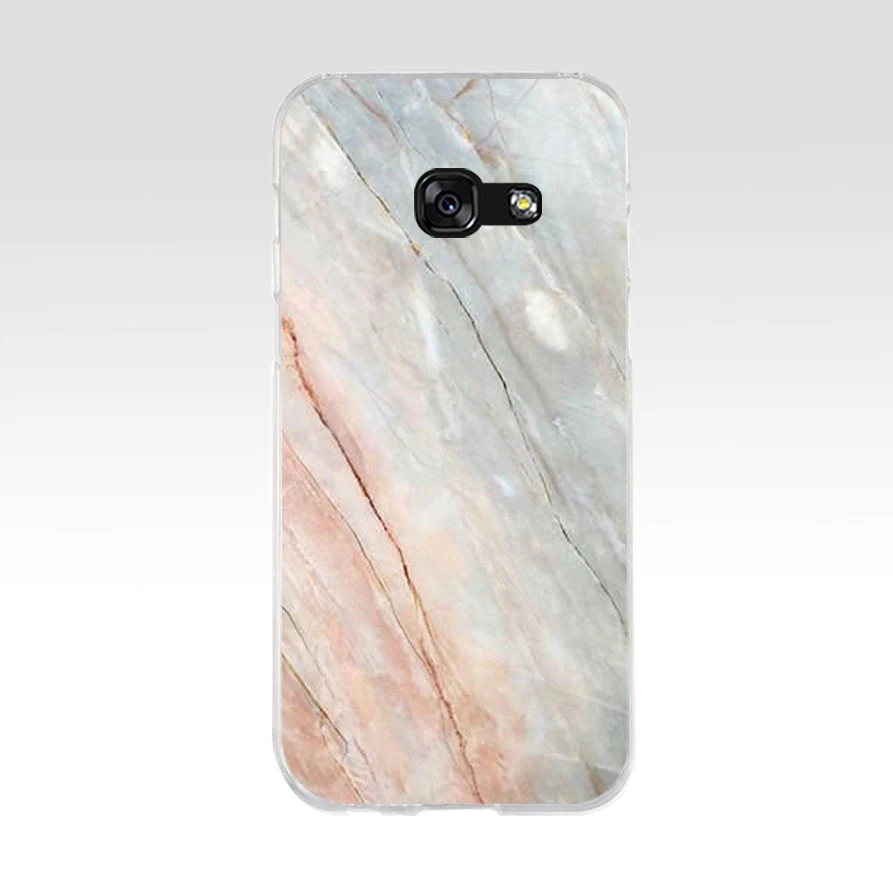 26AQ Pink Blue Ink Marble Soft Silicone Tpu Cover phone Case for Samsung galaxy a3 a5 2016 2017 a6 A8 2018 | Мобильные телефоны и
