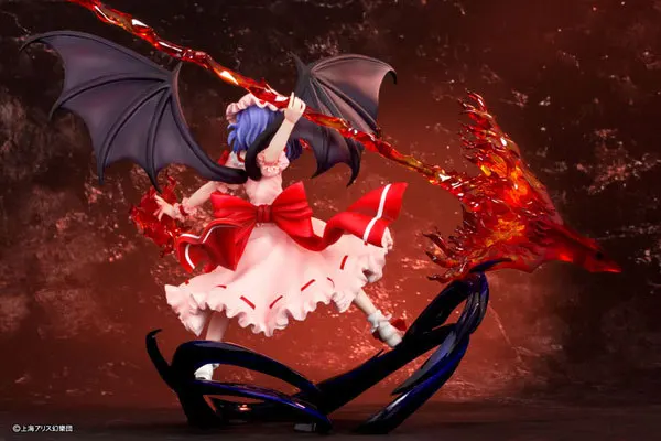 1/7 Масштаб Аниме Фигурка Touhou Project Little Devil Remilia Scarlet Gungnir Ver 25 см Модель ПВХ Коллекционная пикантная кукла-девушка