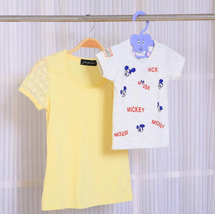 Цветные Милые подвесные вешалки с мультяшными животными для маленьких детей