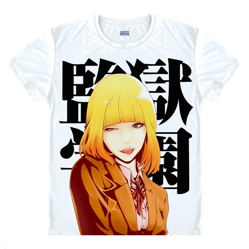 Аниме рубашка Coolprint футболки для школы тюрьмы многостильные рубашки Meiko Shiraki Hana