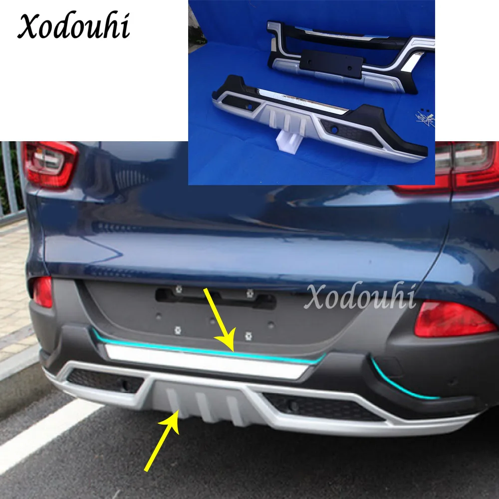 Для Renault Kadjar 2016 2017 2018 2019 Автомобильная наклейка Стайлинг Передний + задний бампер