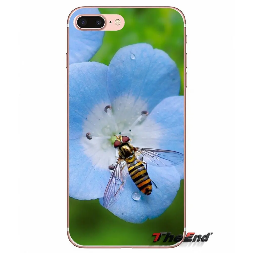 Для samsung Galaxy S2 S3 S4 S5 мини S6 S7 край S8 S9 плюс Примечание 2 3 4 5 8 coque Fundas макро насекомых