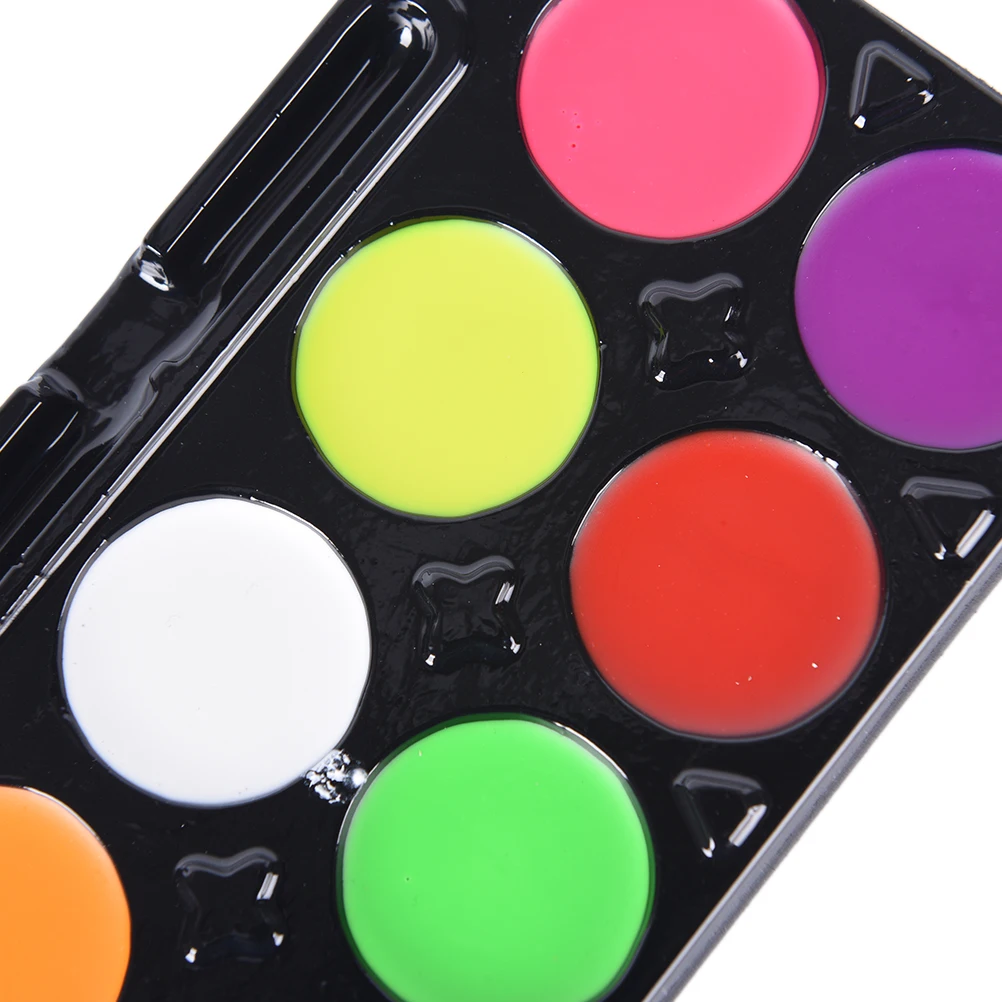 5/6/8 Colors Body Makeup Non Toxic Water Paint Oil Body Face Painting Kit With Brush For Christmas Fancy Carnival Vibrant Party
