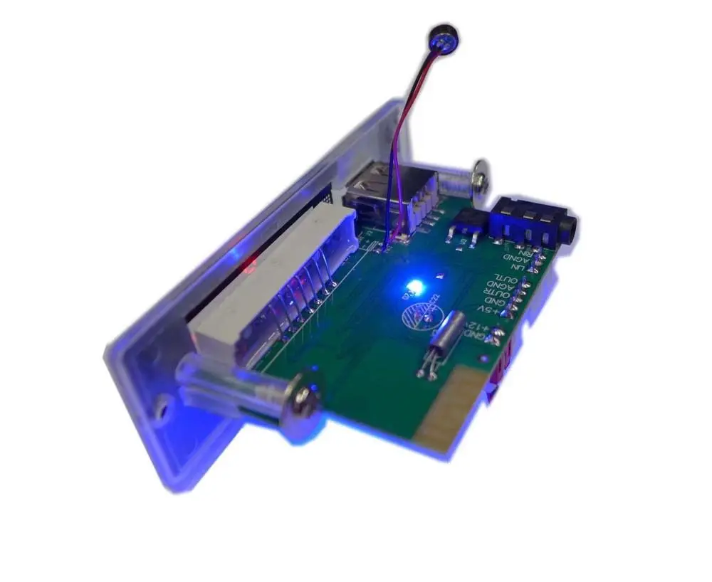 Цифровой светодиодный аудио декодер DC 5в 12в Bluetooth 4 2 громкая связь MP3 FLAC WAV WMA плата