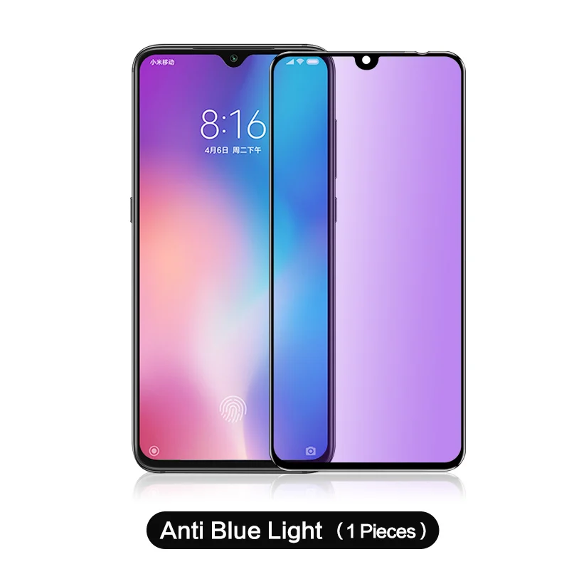 for xiaomi 9 SmartDevil закаленное стекло для xiaomi mi 9 se 8 lite redmi 7 pro защитная плёнка полностью покрывающая взрывозащищенный Анти синий свет - Цвет: for xiaomi 9