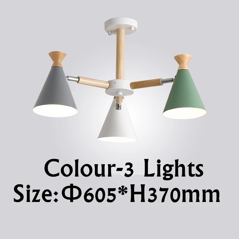 Colour-3 lights Аппаратные средства, современная светодиодная Люстра для гостиной, спальни, квадратная внутренняя Потолочная люстра, лампа, светильники - Цвет абажура: Colour-3 lights