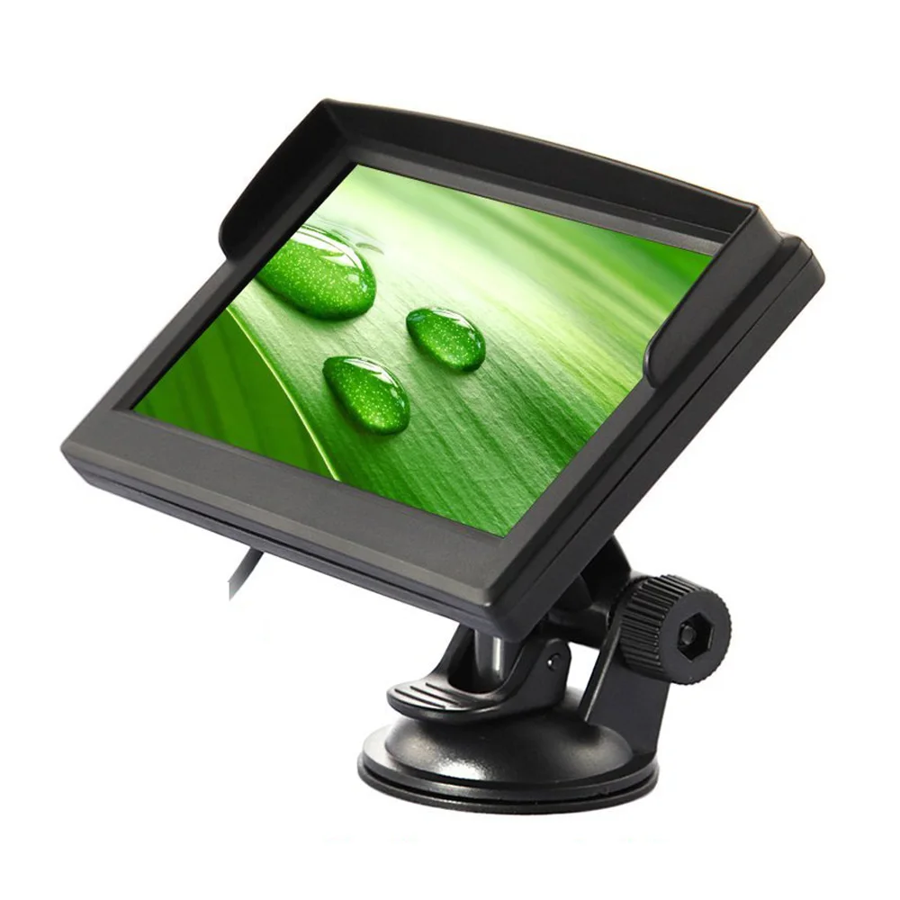 5 дюймовый TFT LCD монитор заднего вида парковочная резервная камера с форматом