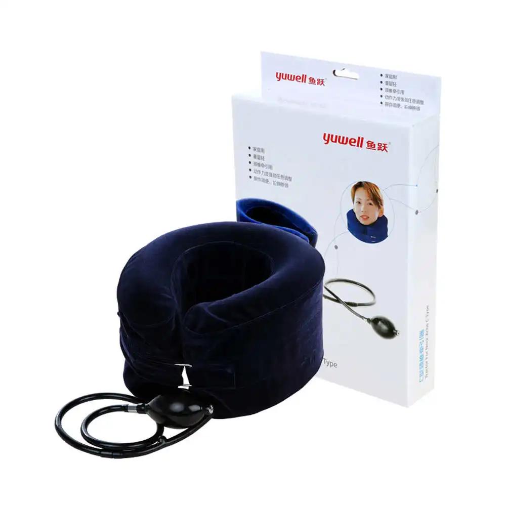 

Yuwell с Тип надувной шейный воротник шейного позвонка поддерживает воротник ортопедии медицинской помощи медицинский массажер скобка