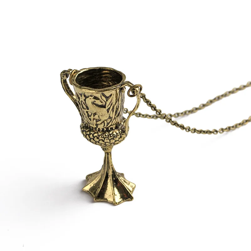 Ювелирные изделия из фильма Helga пуффендуй чашка Подвеска Ожерелье для женщин и